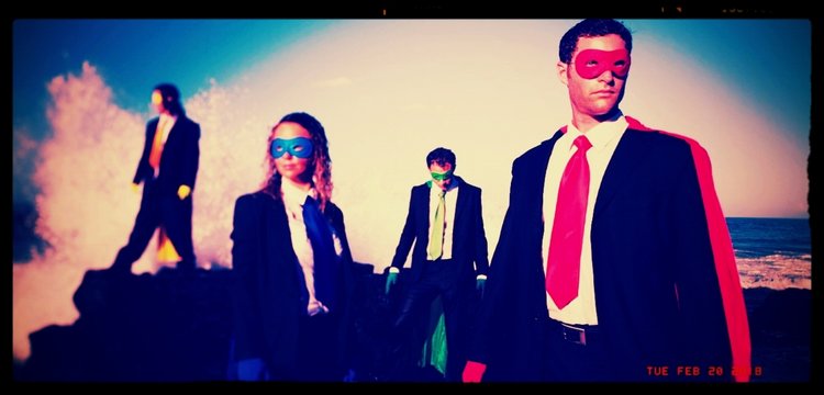 Superhero Business People