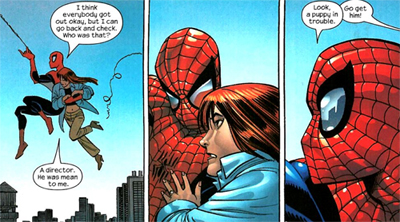 Division at Spider-Man by J Michael Straczynski