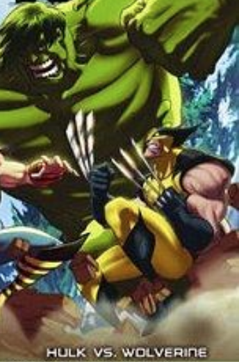 Wolverine vs Hulk gets two animated depictions.