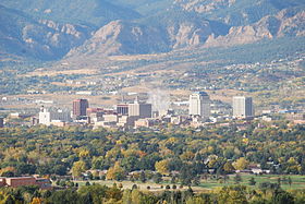 Colorado Springs in view