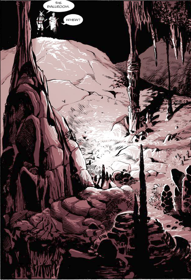 Closest depiction of the Mammoth Cave Rotunda Room