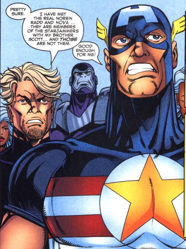 Mutant X Captain America