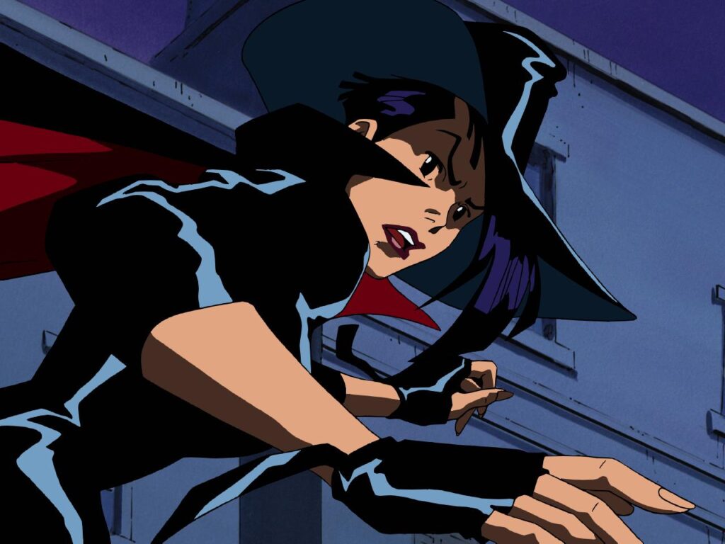 Cybersix in the animation.