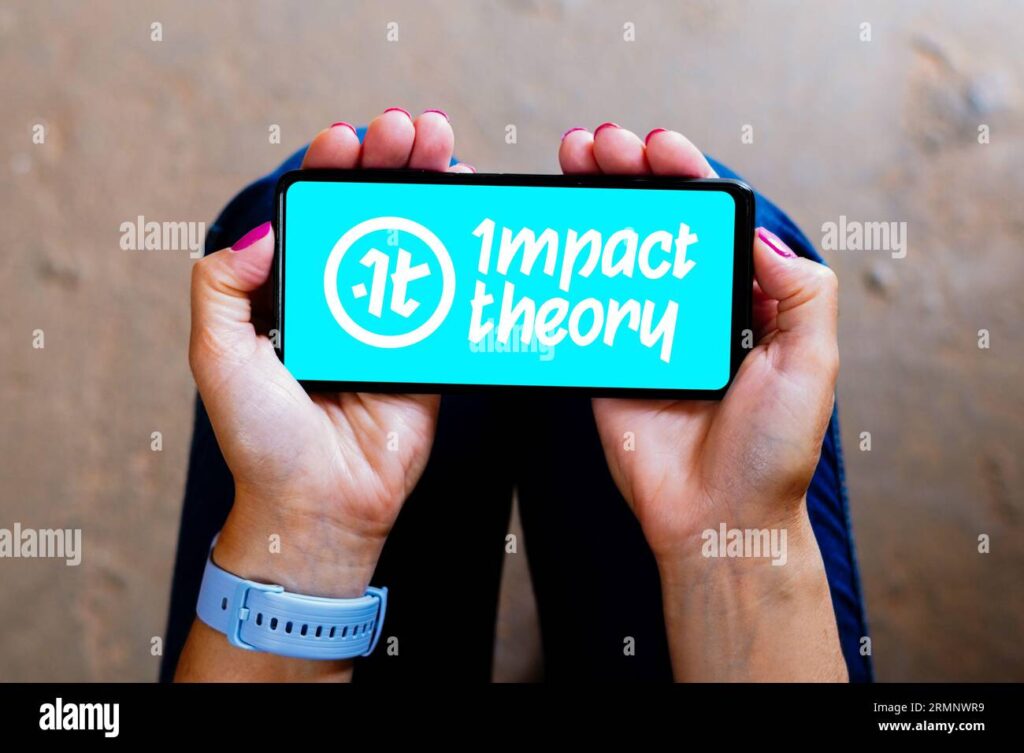 Impact theory stock photo